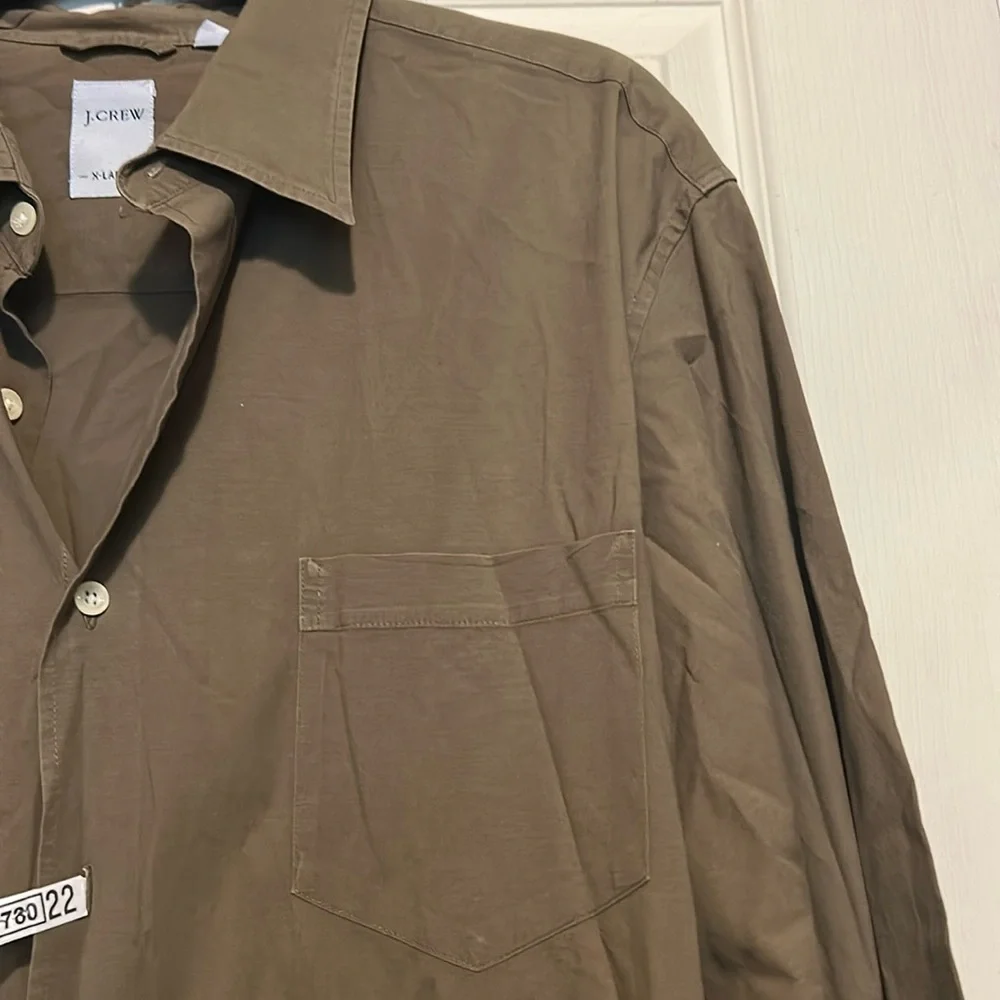 J. Crew Long Sleeve Button Down Shirt Size XL